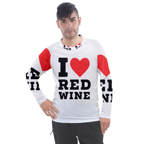 I Love Red Wine Men s Pique Long Sleeve Tee by ilovewhateva