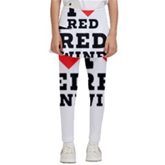 I Love Red Wine Kids  Skirted Pants by ilovewhateva