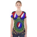 Grateful Dead Short Sleeve Front Detail Top View1