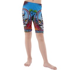 Grateful Dead Wallpapers Kids  Mid Length Swim Shorts