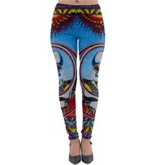 Grateful Dead Wallpapers Lightweight Velour Leggings by Mog4mog4