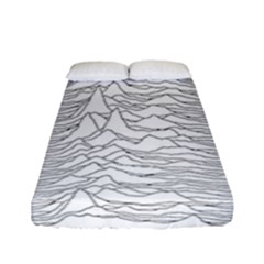 Joy Division Unknown Pleasures Post Punk Fitted Sheet (full/ Double Size)