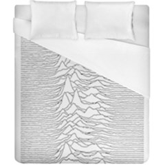 Joy Division Unknown Pleasures Post Punk Duvet Cover (california King Size) by Mog4mog4