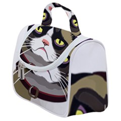 Grumpy Cat Satchel Handbag by Mog4mog4