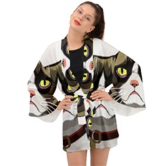 Grumpy Cat Long Sleeve Kimono by Mog4mog4