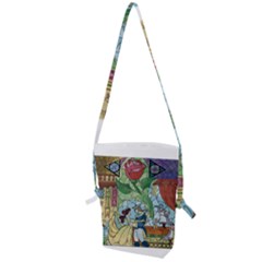 Beauty Stained Glass Folding Shoulder Bag by Mog4mog4