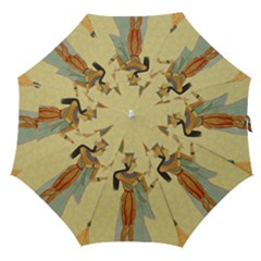 Egyptian Design Man Artifact Royal Straight Umbrellas by Mog4mog4