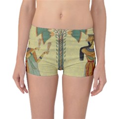 Egyptian Design Man Artifact Royal Boyleg Bikini Bottoms by Mog4mog4