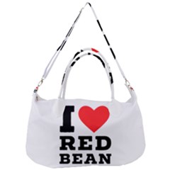 I Love Red Bean Removable Strap Handbag by ilovewhateva