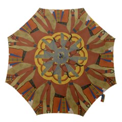 Egyptian Tutunkhamun Pharaoh Design Hook Handle Umbrellas (medium) by Mog4mog4