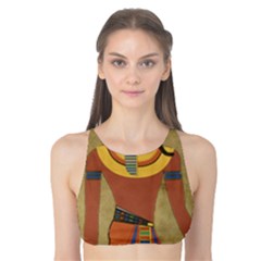 Egyptian Tutunkhamun Pharaoh Design Tank Bikini Top by Mog4mog4