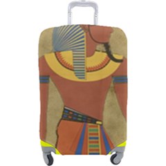 Egyptian Tutunkhamun Pharaoh Design Luggage Cover (large) by Mog4mog4