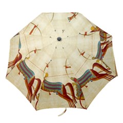 Egyptian Tutunkhamun Pharaoh Design Folding Umbrellas by Mog4mog4