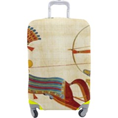 Egyptian Tutunkhamun Pharaoh Design Luggage Cover (large) by Mog4mog4