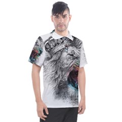 Lion King Head Men s Polo Tee by Mog4mog4