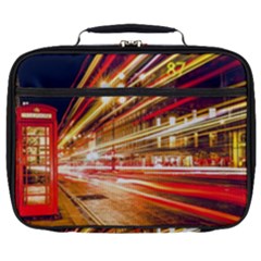 Telephone Booth Red London England Full Print Lunch Bag by Mog4mog4