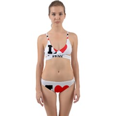 I Love Praline  Wrap Around Bikini Set by ilovewhateva