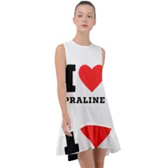 I Love Praline  Frill Swing Dress by ilovewhateva