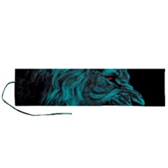 Angry Male Lion Predator Carnivore Roll Up Canvas Pencil Holder (l) by Mog4mog4