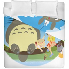 My Neighbor Totoro Totoro Duvet Cover Double Side (king Size) by Mog4mog4