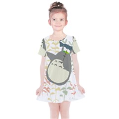 My Neighbor Totoro Cartoon Kids  Simple Cotton Dress by Mog4mog4