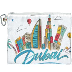 Burj Khalifa Skyline Clip Art Drawing Comic World Canvas Cosmetic Bag (xxxl) by Mog4mog4