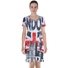 Big Ben City Of London Short Sleeve Nightdress by Mog4mog4