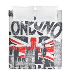 Big Ben City Of London Duvet Cover Double Side (full/ Double Size) by Mog4mog4