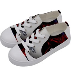 Yin And Yang Chinese Dragon Kids  Low Top Canvas Sneakers by Mog4mog4