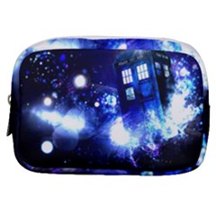 Tardis Background Space Make Up Pouch (small) by Mog4mog4