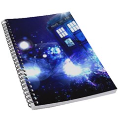 Tardis Background Space 5 5  X 8 5  Notebook by Mog4mog4