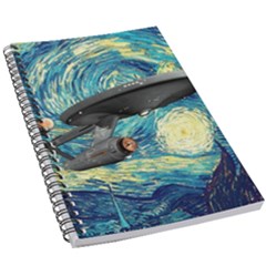 Star Starship The Starry Night Van Gogh 5 5  X 8 5  Notebook by Mog4mog4