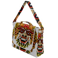 Bali Barong Mask Euclidean Vector Chiefs Face Box Up Messenger Bag by Mog4mog4