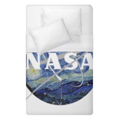 Vincent Van Gogh Starry Night Art Painting Planet Galaxy Duvet Cover (single Size) by Mog4mog4