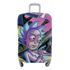 Cartoon Parody Time Travel Ultra Pattern Luggage Cover (small) by Mog4mog4