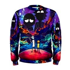 Cartoon Parody In Outer Space Men s Sweatshirt by Mog4mog4