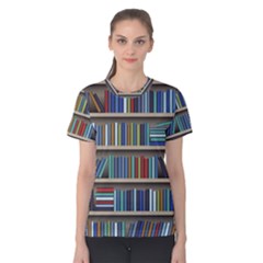 Bookshelf Women s Cotton Tee