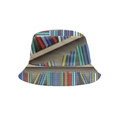 Bookshelf Inside Out Bucket Hat (kids) by Mog4mog4