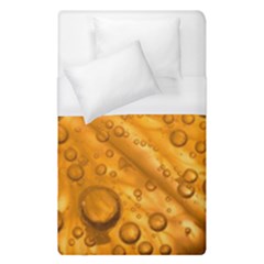 Lime Water Bubbles Macro Light Detail Background Duvet Cover (single Size) by Mog4mog4