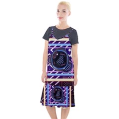 Abstract Sphere Room 3d Design Shape Circle Camis Fishtail Dress