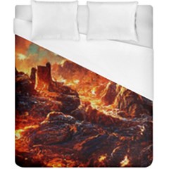 Nature Wallpaper Vulcanic Landscape Duvet Cover (california King Size)