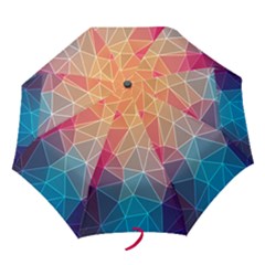 Multicolored Geometric Origami Idea Pattern Folding Umbrellas by Bakwanart