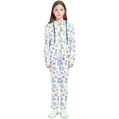 Summer Pattern Colorful Drawing Doodle Kids  Tracksuit by Bakwanart