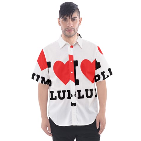 I Love Plum Men s Short Sleeve Shirt by ilovewhateva