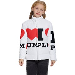 I Love Plum Kids  Puffer Bubble Jacket Coat by ilovewhateva