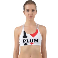 I Love Plum Back Web Sports Bra by ilovewhateva