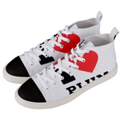 I Love Plum Men s Mid-top Canvas Sneakers by ilovewhateva