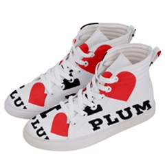 I Love Plum Women s Hi-top Skate Sneakers by ilovewhateva