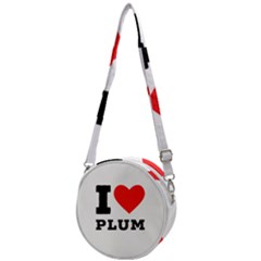 I Love Plum Crossbody Circle Bag by ilovewhateva