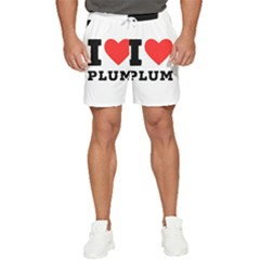 I Love Plum Men s Runner Shorts
